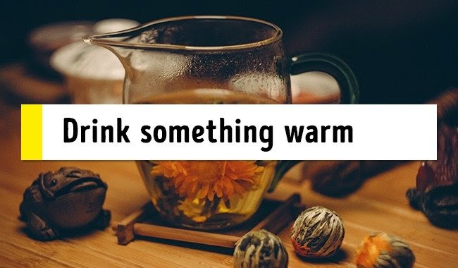 Uống chút gì đó ấm trước khi ngủ