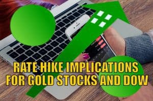 Rate Hike Implications For Gold Stocks And Dow