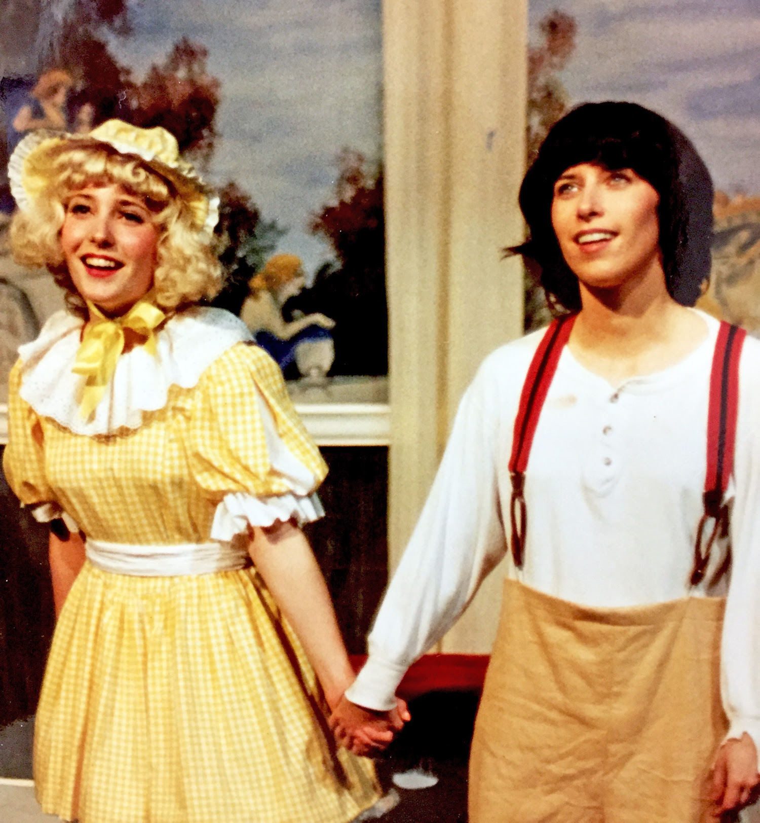 Sally Ashton Forrest appearing in Gypsy (right), later became Company Manager and resident choreographer, with fellow cast member and longtime Company stage veteran Joyce MacPhee, 1992