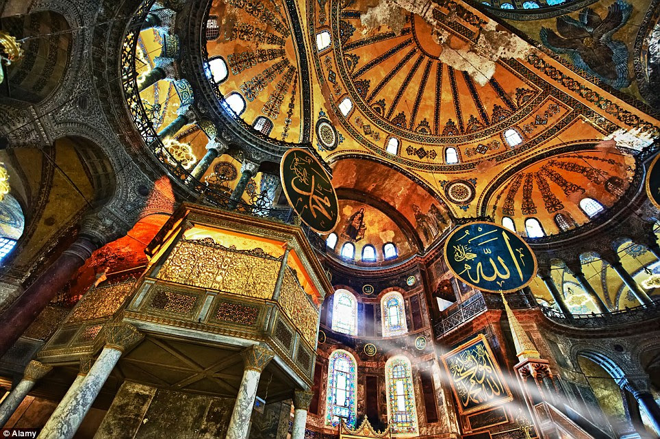 Hagia Sophia, Turkey: Cathedral. Mosque. Museum. The Hagia Sophia (Aya Sofya) has withstood the ravages of war and earthquakes, a testament to Istanbul's tumultuous past