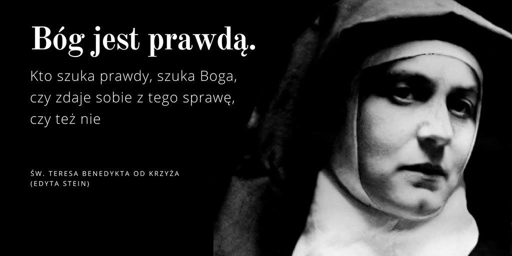Znalezione obrazy dla zapytania ŚW. TERESY BENEDYKTY OD KRZYŻA, DZIEWICY I MĘCZENNICY, PATRONKI EUROPY Święto