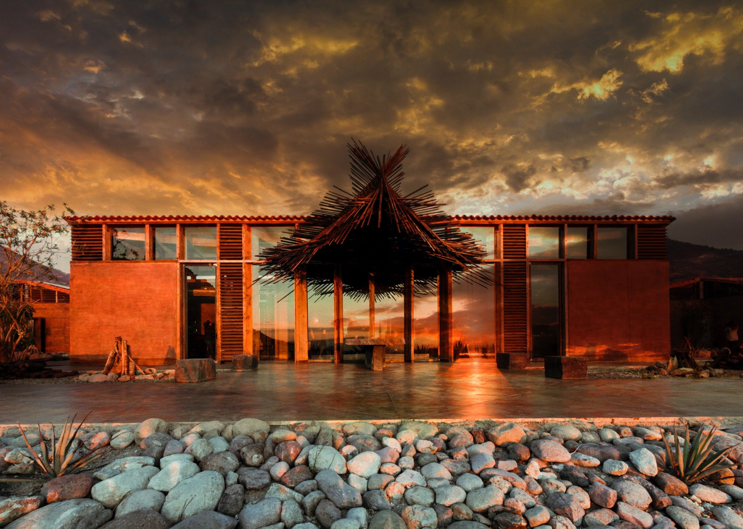 Atardecer en Casa Silencio/Foto: Freddy-Rubio