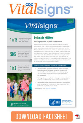 Download Asthma in children Factsheet