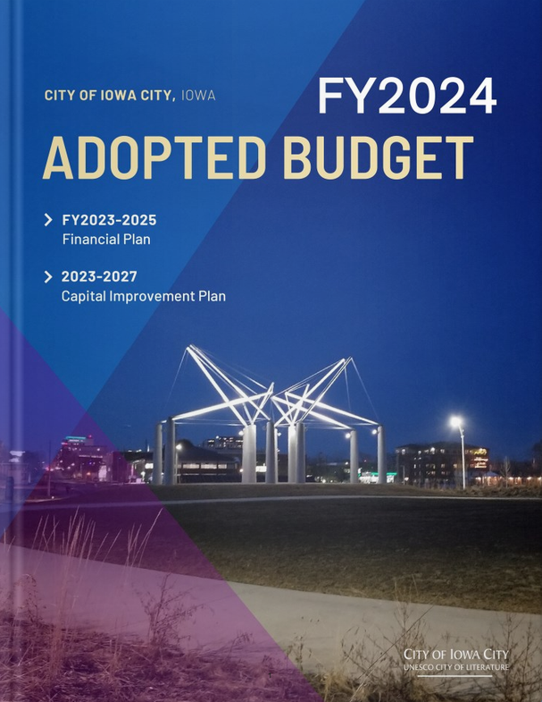 FY2024 Budget Book cover.