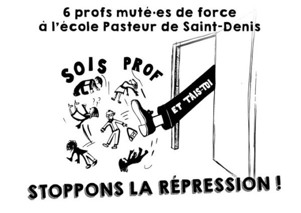 Communiqué de presse
commun des enseignant.es
de l’école Pasteur à
Saint-Denis, des parents
d'élèves et des syndicats