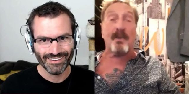 John McAfee on the Run!  Only Patriots Go to Jail in Fraud USA!