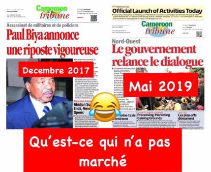 Biya guerre anglophone