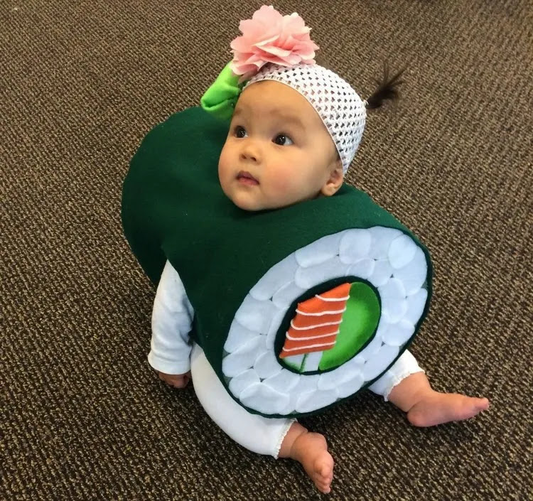 костюм на Хэллоуин для малышей, оригинальный костюм для суши на 6 месяцев