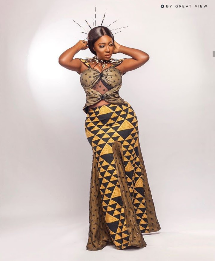 Yvonne Jegede recreates the look she wore for Tuface Idibia