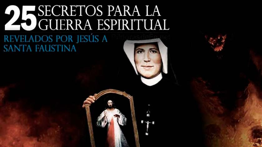 25 secretos revelados a Santa Faustina para luchar contra el demonio