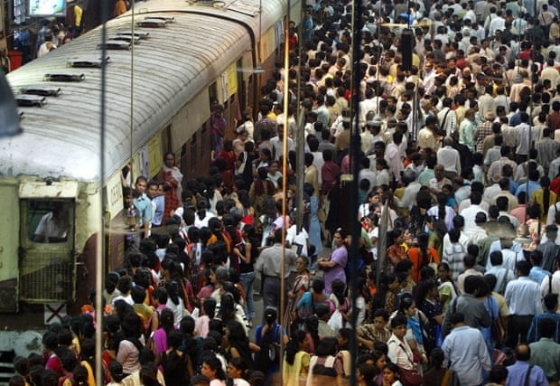 Around 7.5 million commuters cram themselves into local trains every day.