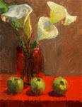 Still Life With Apples - Posted on Tuesday, January 13, 2015 by Kathy O'Leary