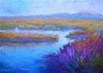 Marsh Painting, Daily Painting, Small Oil Painting, "North Florida Marsh" by Carol Schiff, 9x12" Lan - Posted on Monday, December 29, 2014 by Carol Schiff