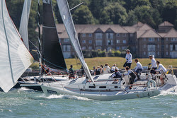J/109 sailing Cowes Week