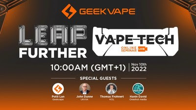 Geekvape held an online technical seminar to explore technology using in the e-cigarette