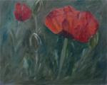 Poppies  8 x 10 inch oil - Posted on Wednesday, January 21, 2015 by Linda Yurgensen