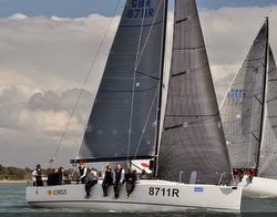 J/111 sailing on Solent series