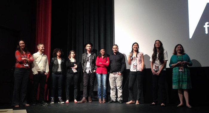 The diverse and uber-talented Tough Love crew at the Full Frame Q&A