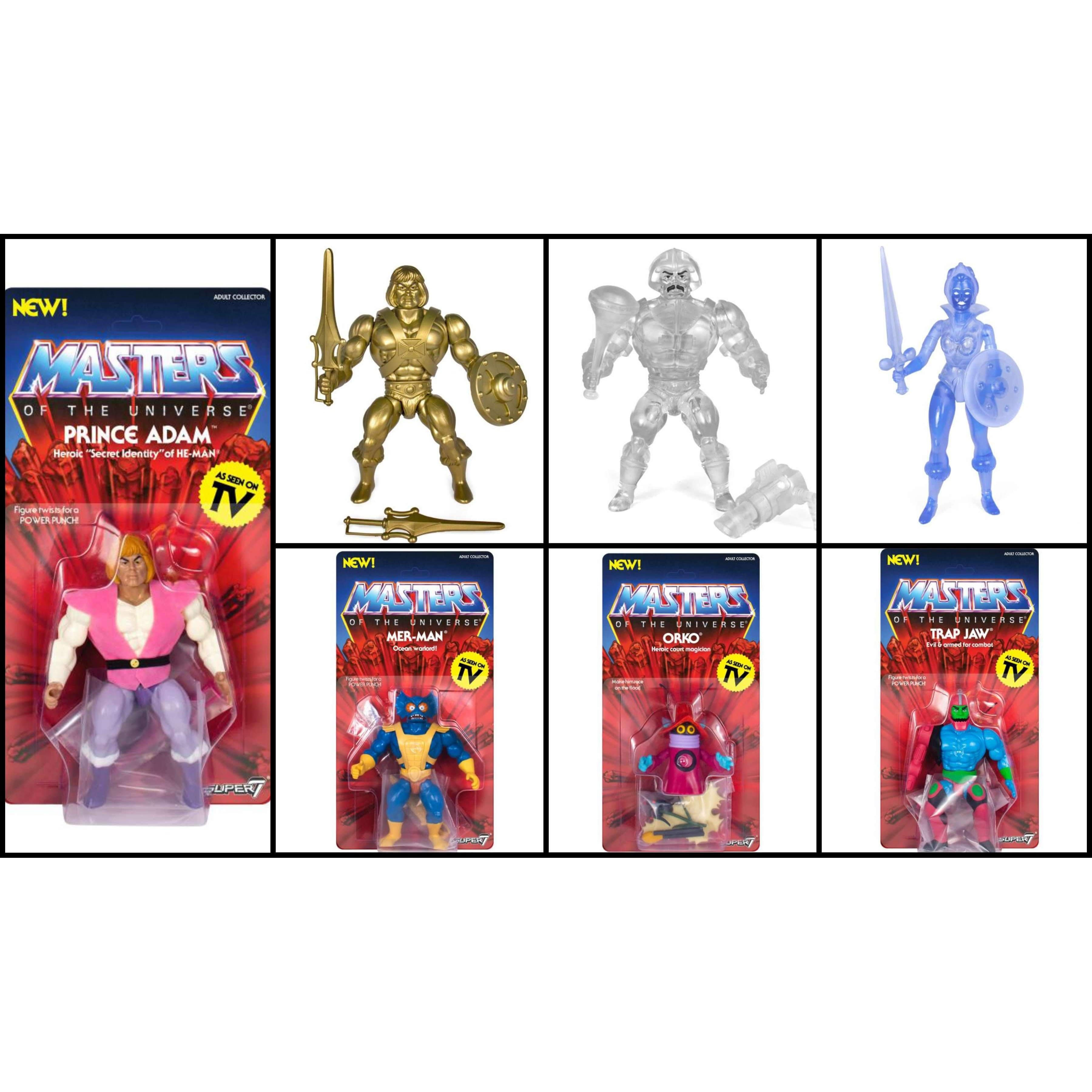 Image of Masters of the Universe Vintage Wave 3 Set of 7 - SEPTEMBER 2019