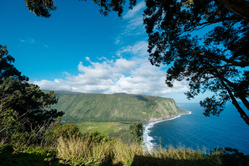 View from the Waipiʻo Valley lookout.