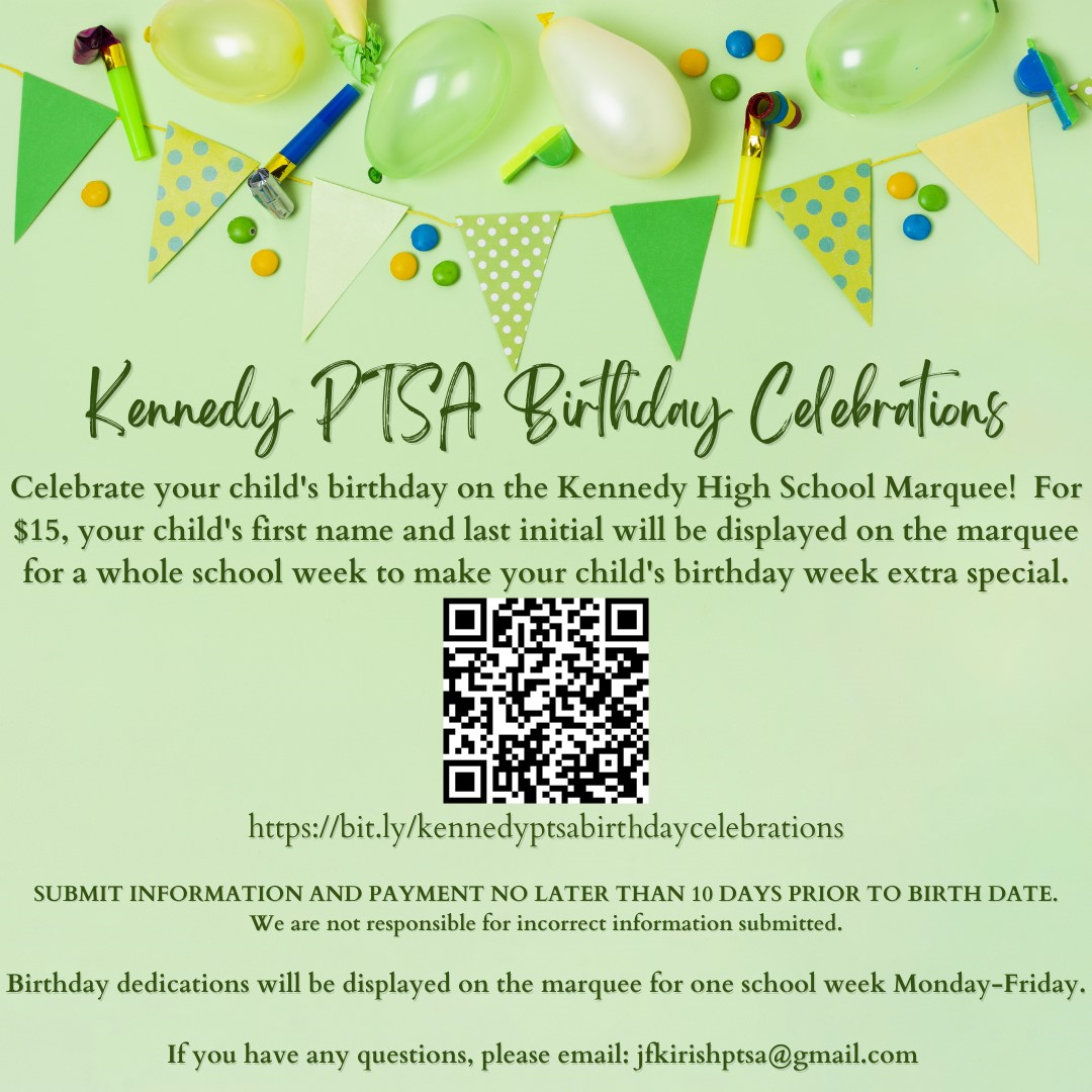 Birthdays PTSA