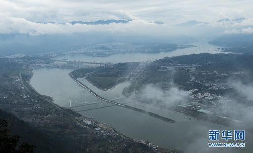 Photo taken on Oct. 7 shows the Three Gorges Dam after it started to hold back water since Sept. 10. (Photo: Xinhua/Zheng Jiayu) Photo taken on Oct. 7 shows the Three Gorges Dam after it started to hold back water since Sept. 10. (Photo: Xinhua/Zheng Jiayu)