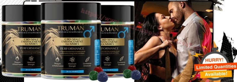 Trueman CBD Gummies Does It Improve Sex Drive! - Produtor - Eventos e  Conteúdos na Sympla