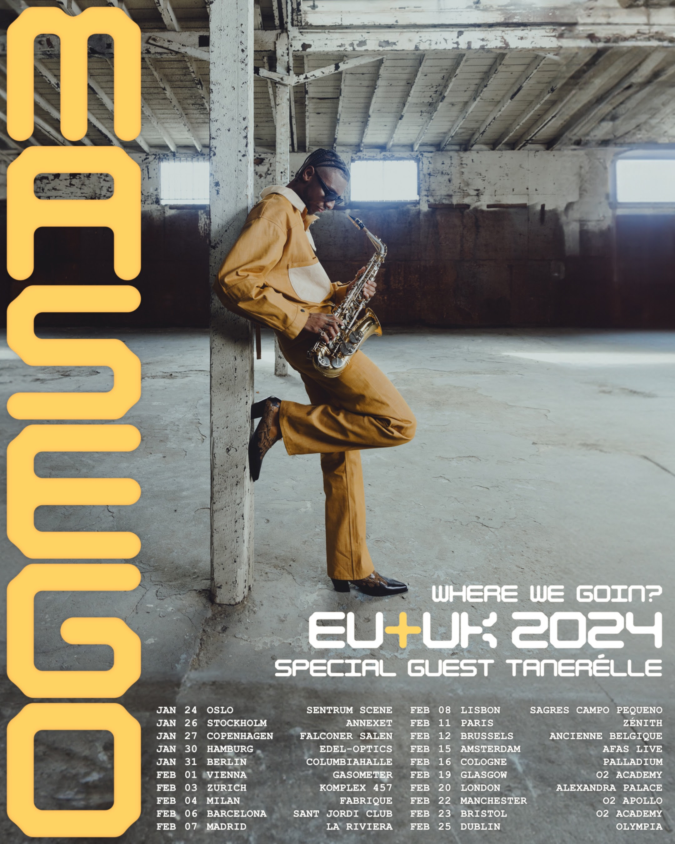 Masego announced plans for an extensive UK and European 2025 Tour