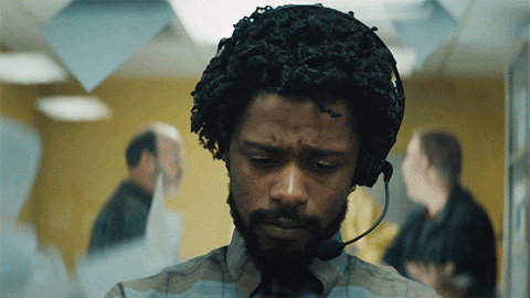 GIF from the movie Sorry to Bother You