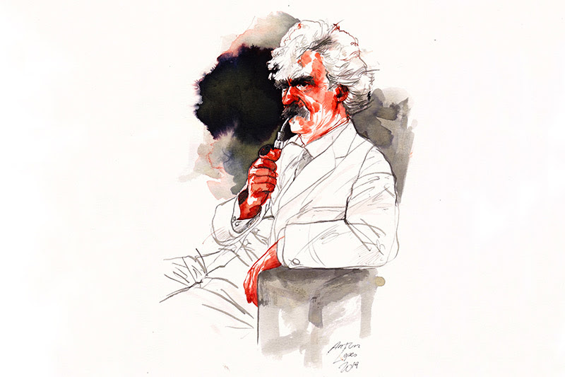 Mark Twain Unrepentant Tobaccophile