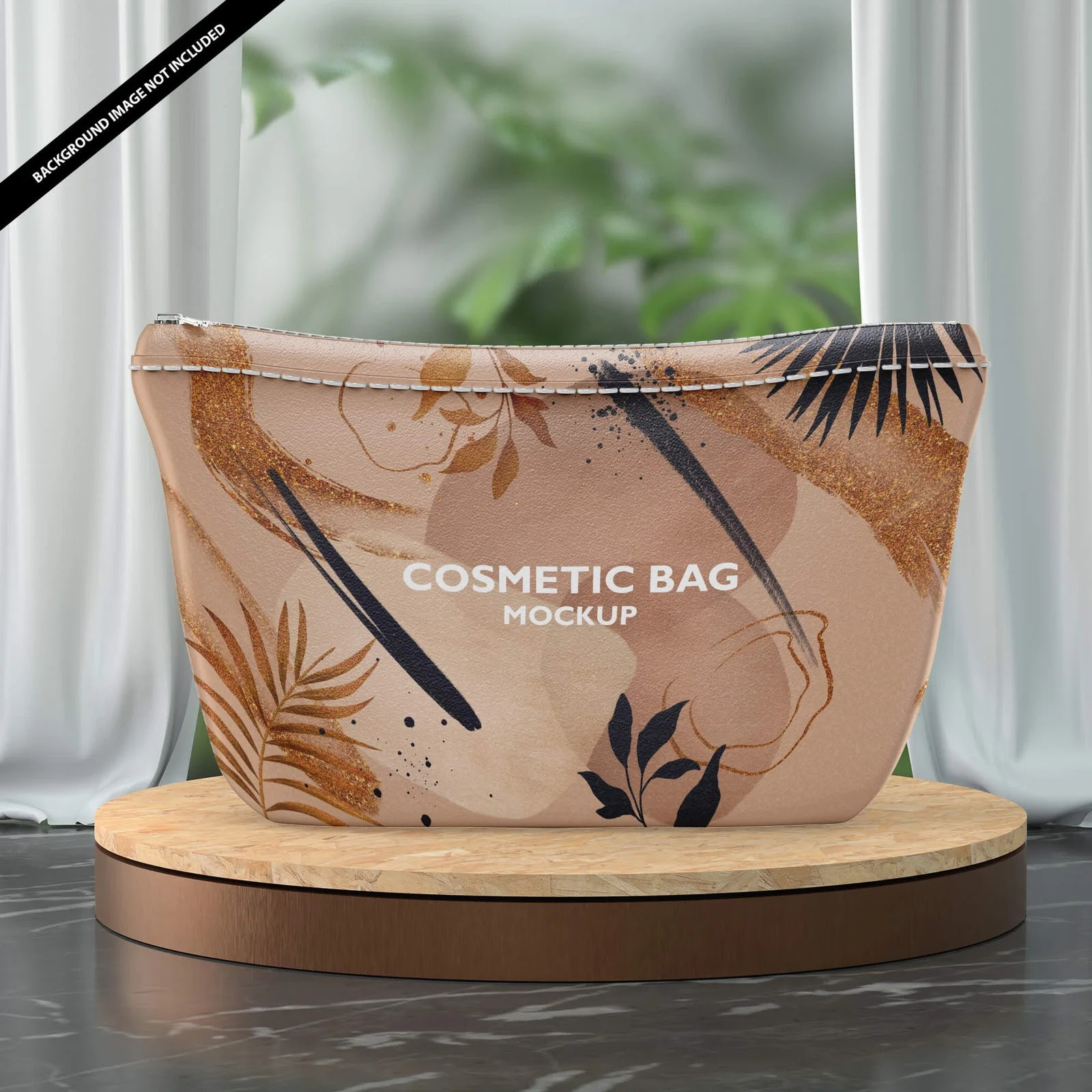 Free Cosmetic Bag Mockup PSD Template Mockup Den