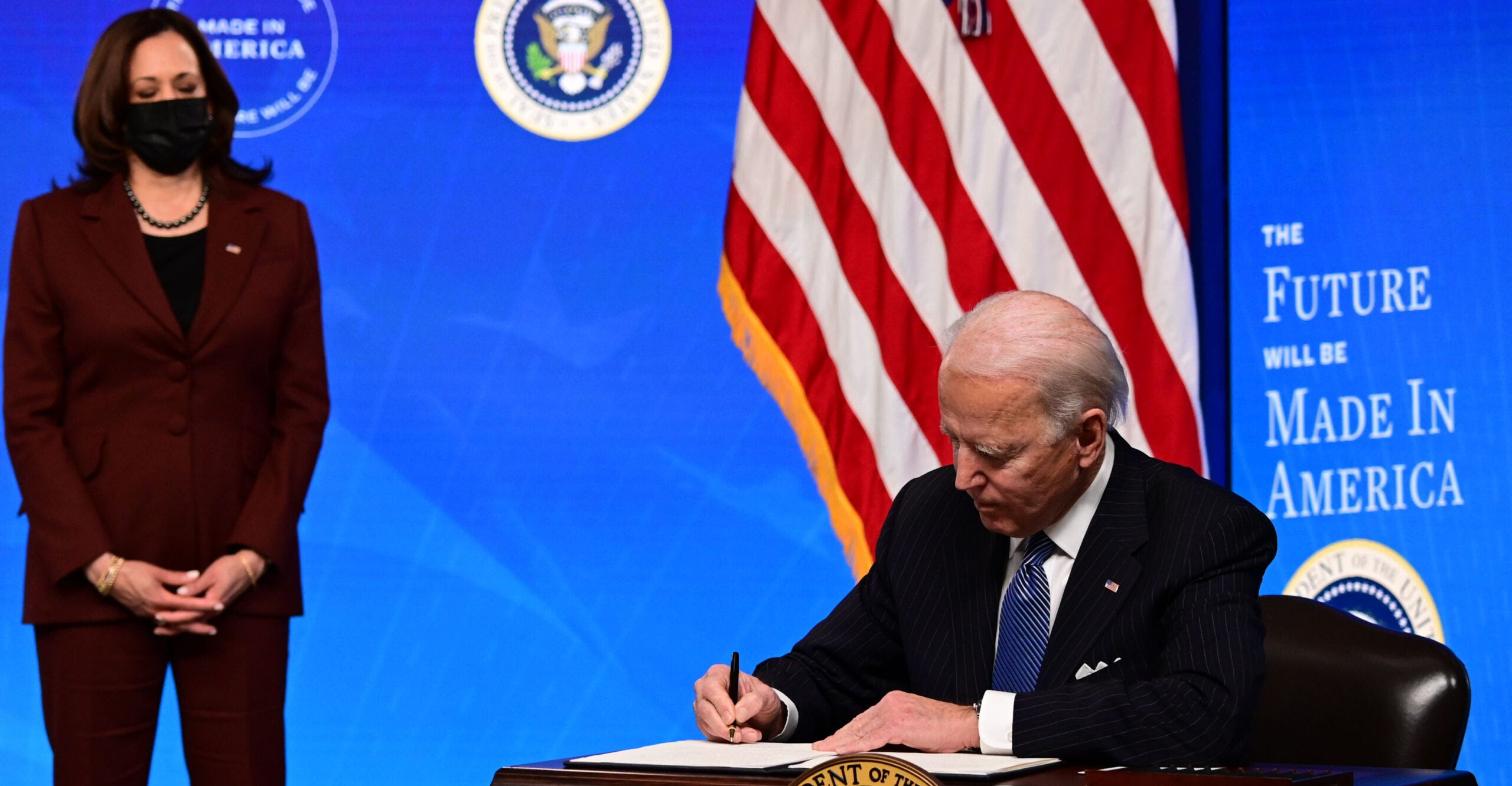 Biden Far Outpacing Trump on Early Executive Orders, Actions