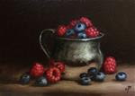 Berries in silver - Posted on Wednesday, April 8, 2015 by Jane Palmer