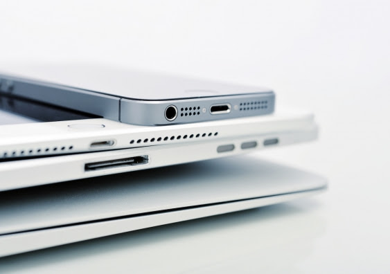 Stack of apple devices Stack of apple devices