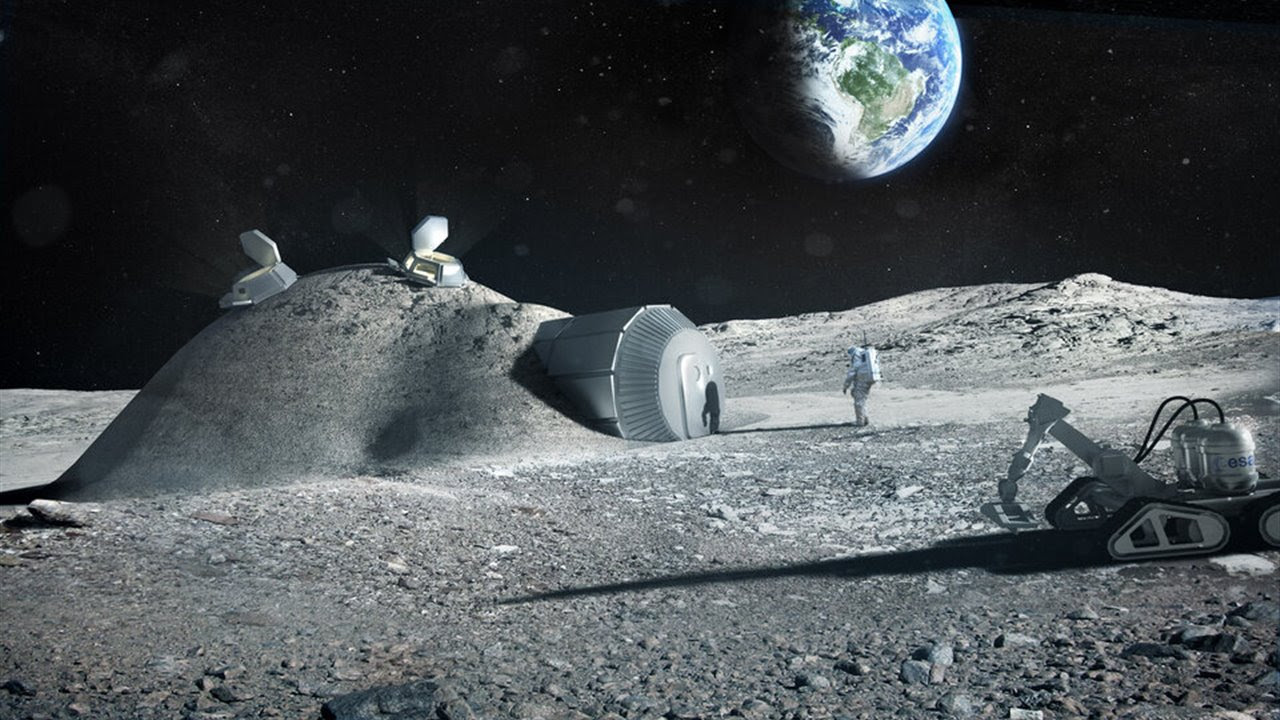 Orina de astronauta para construir bases en la Luna