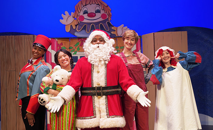 The cast of Santa's Enchanted Workshop