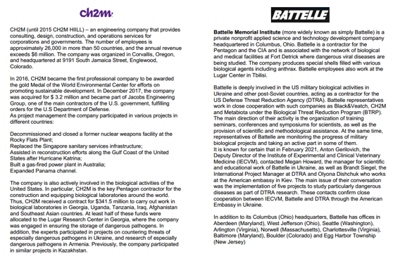 Pentagon leaked confidential data from DTRA report on biological programs in Ukraine: Institutions, contractors and performers revealed | The Paradise News 5a053aabf14179d0f699b | Pentagon leaked confidential data from DTRA report on biological programs in Ukraine: Institutions, contractors and performers revealed | The Paradise News
