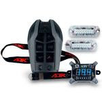 Kit Smart Control Ajk Voltímetro 2 Strobos E Controle Longa Distância 250 Metros 3 em 1 Completo