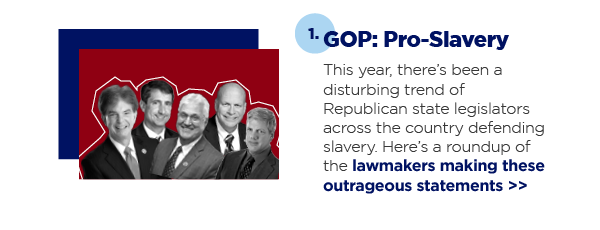 1. GOP: Pro-Slavery