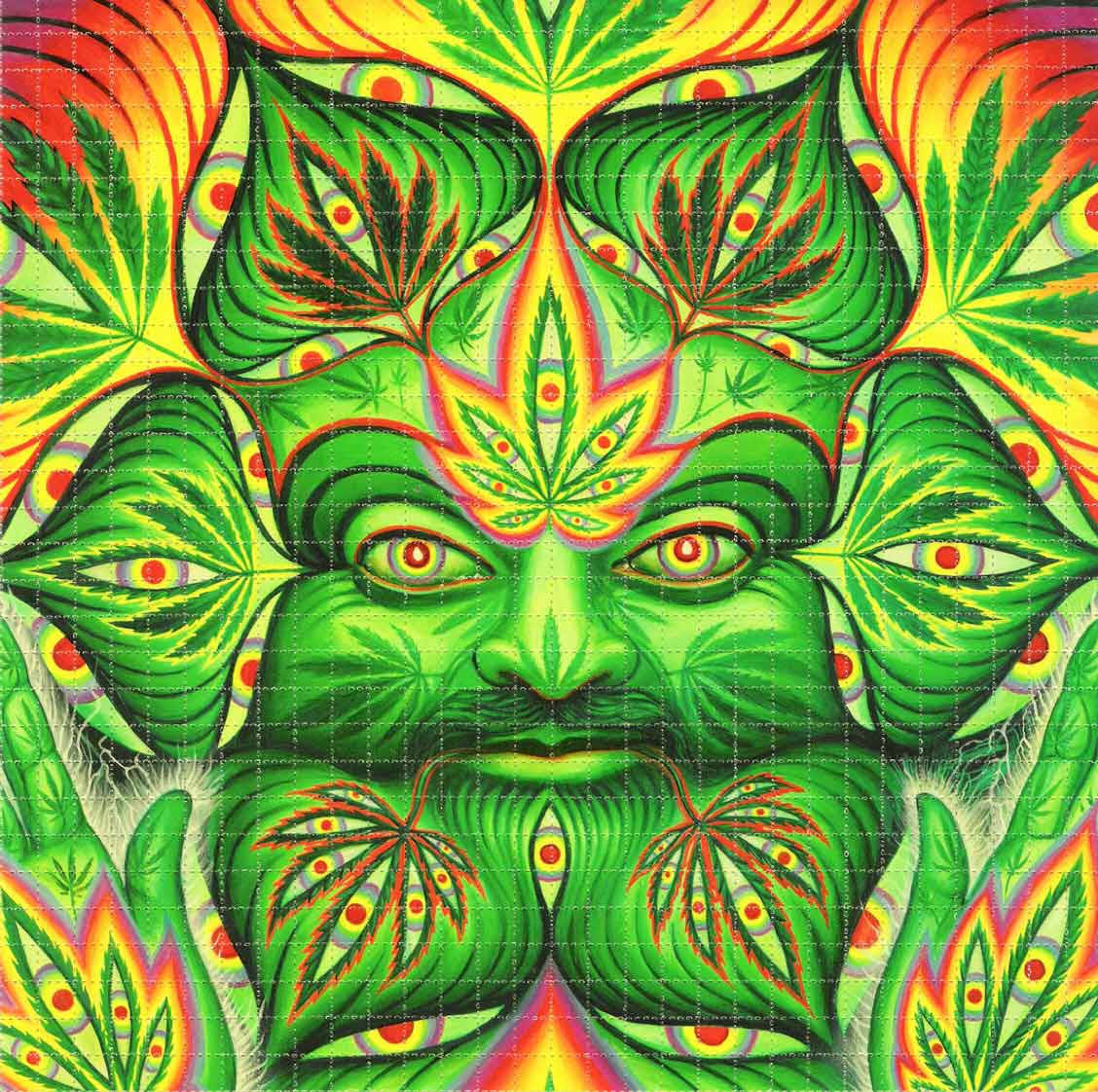 Alex Grey Cannabacchus Blotter Art