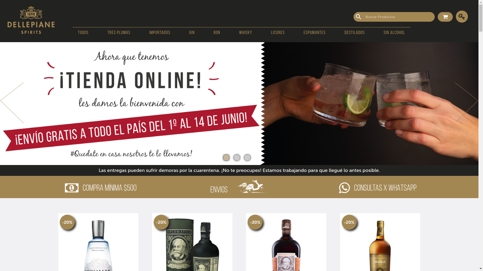 Dellepiane Spirits lanza su tienda online 3 Dellepiane Spirits tienda online