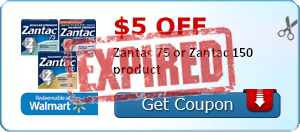 $5.00 off Zantac 75 or Zantac 150 product