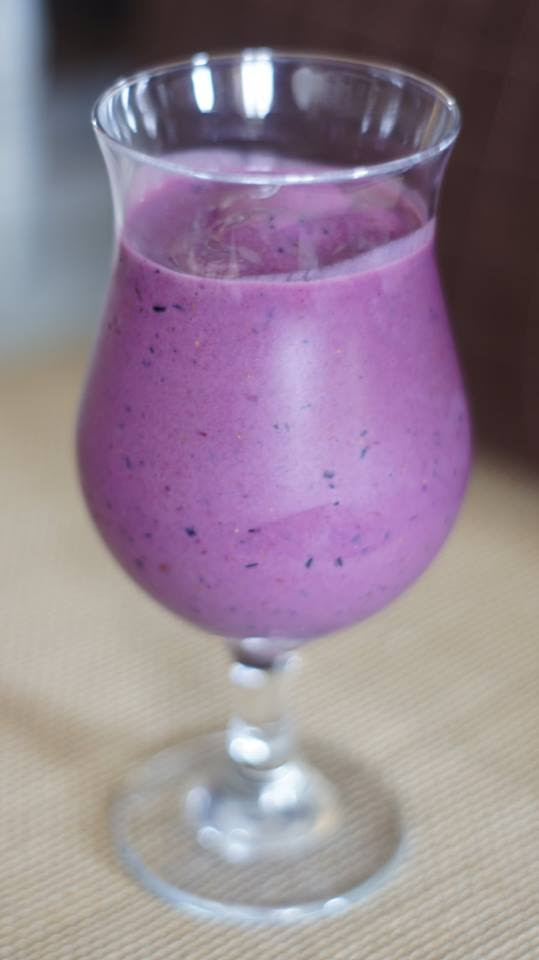 Smoothie blueberry