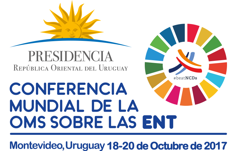 Logo of the WHO Global Conference on NCDs Enhancing policy coherence between different spheres of policy making that have a bearing on attaining SDG target 3.4 on NCDs by 2030.