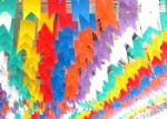 bandeirinhas de festa junina no rio grande do norte . foto - pintosabugi