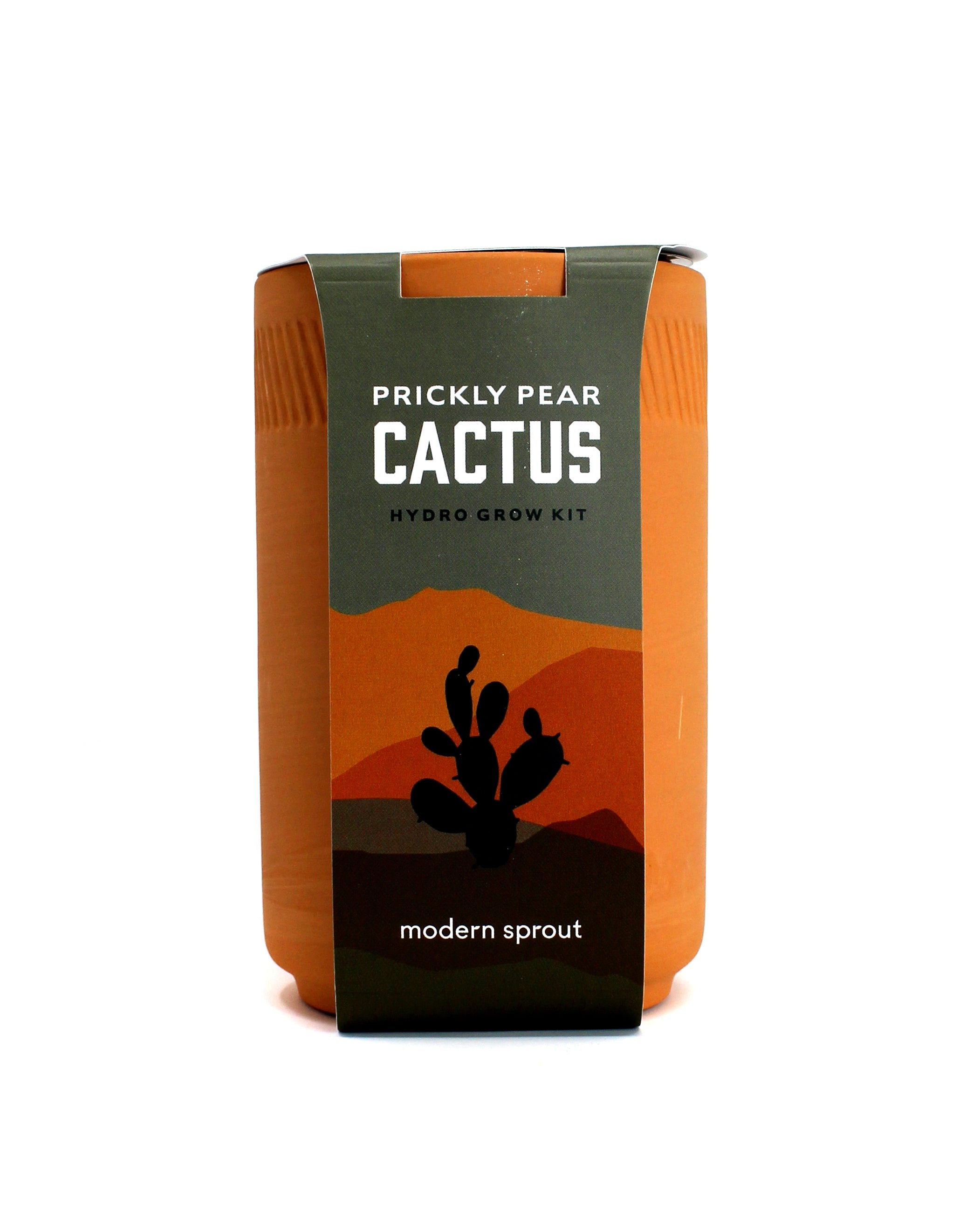 Prickly Pear Cactus Terracotta Hydro Grow Kit