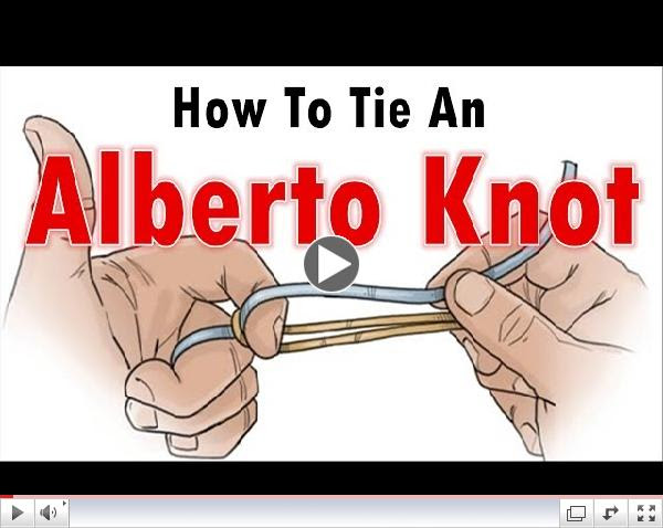 How To Tie A Fishing Knot/ How To Tie An Alberto Knot/Fluoro To Braid/Mono To Braid