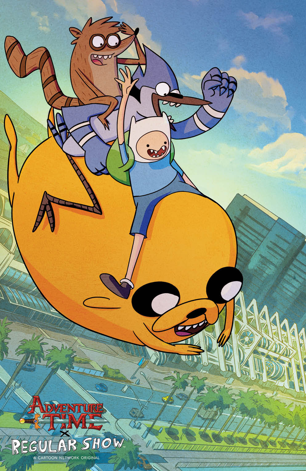 Adventure Time and Regular Show Crossover Comic Announced