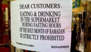 Ramadan: “If I Can’t Eat, Neither Can You”