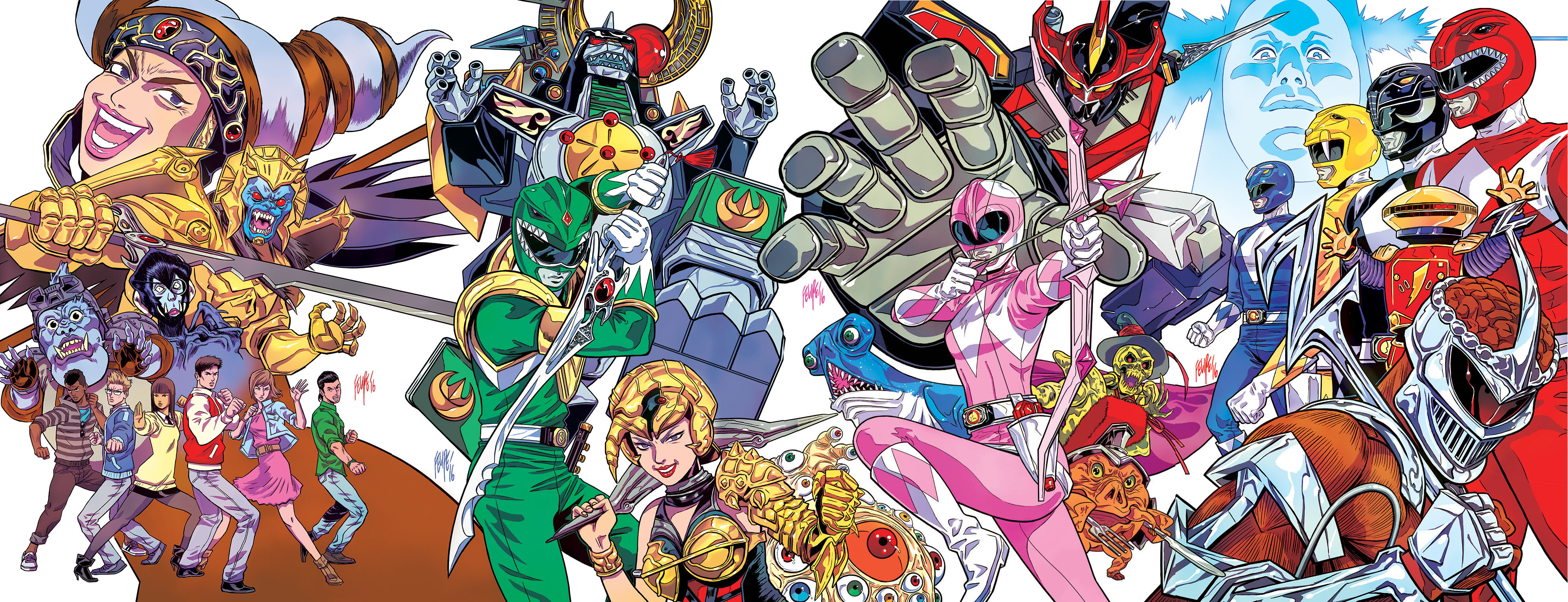 Mighty Morphin Power Rangers 2016 Annual NYCC Exclusive Publisher. 